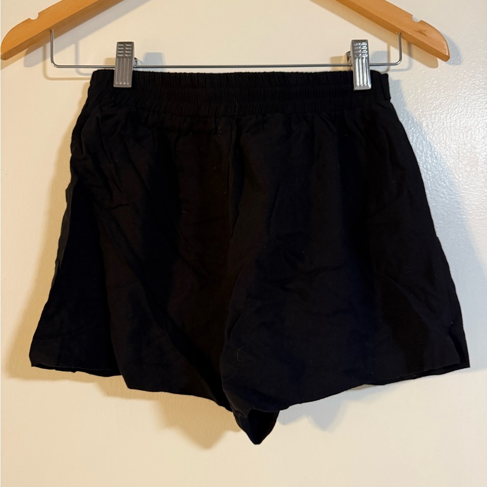 Ambiance Black Athletic Shorts for Women